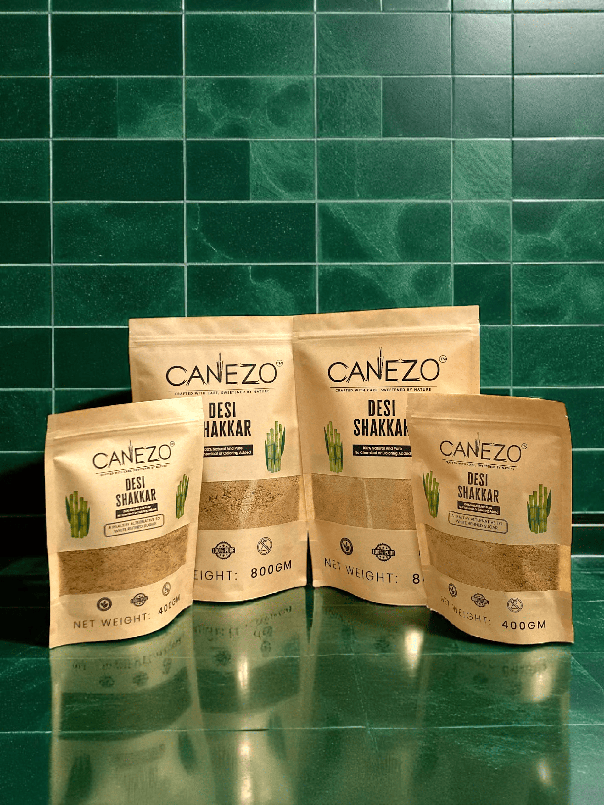 CANEZO DEAL 9 DESI SHAKKAR PACK OF 4 ( 2 x 800 gm & 2 x 400 gm)