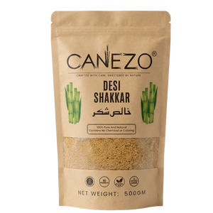 Canezo Desi Shakkar 500g pure natural jaggery powder Pakistan