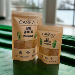 Canezo™ Deal 1 Desi Shakkar Pack of 2 (800 & 400) gm - CANEZO
