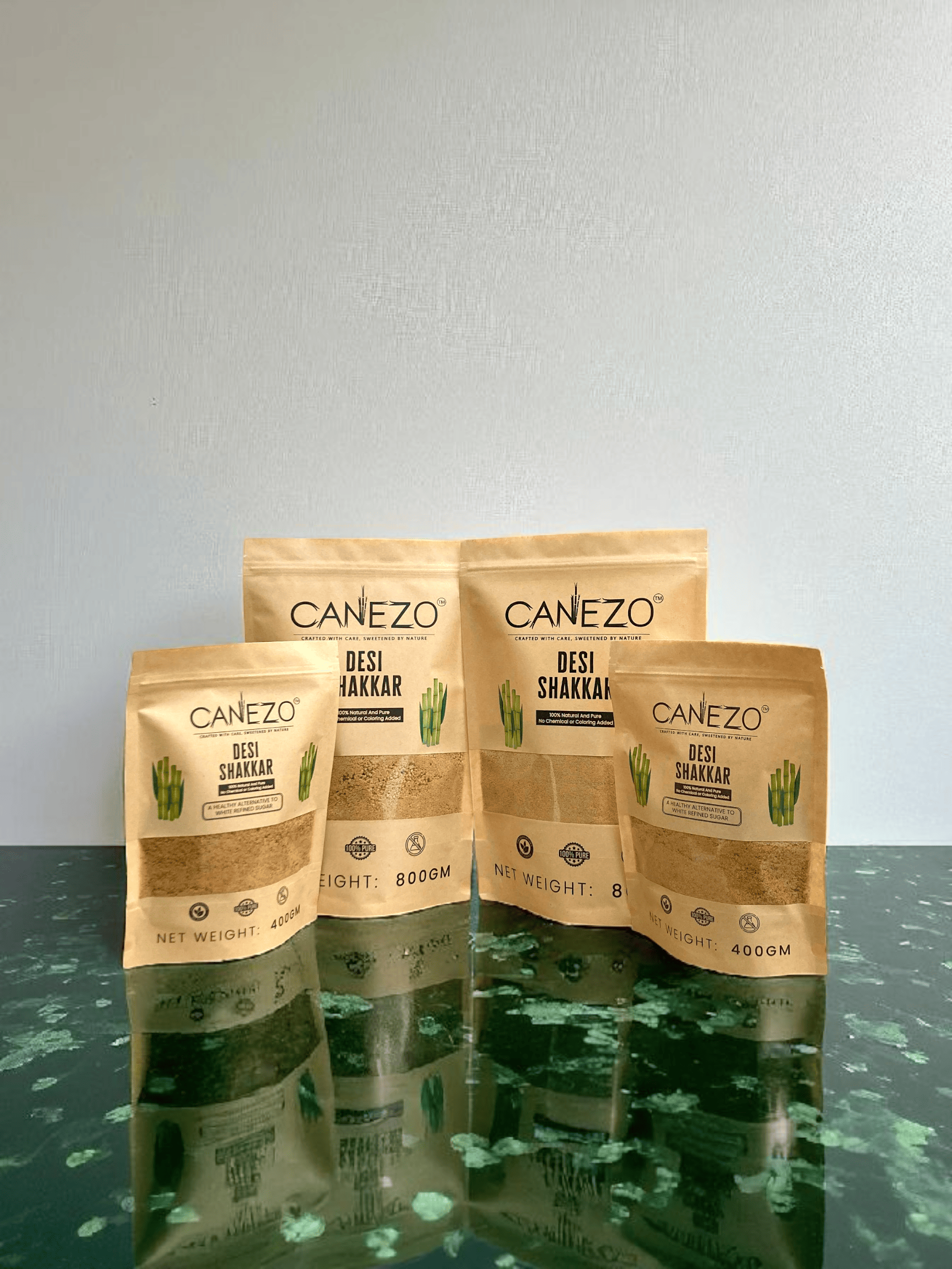 CANEZO DEAL 9 DESI SHAKKAR PACK OF 4 ( 2 x 800 gm & 2 x 400 gm)
