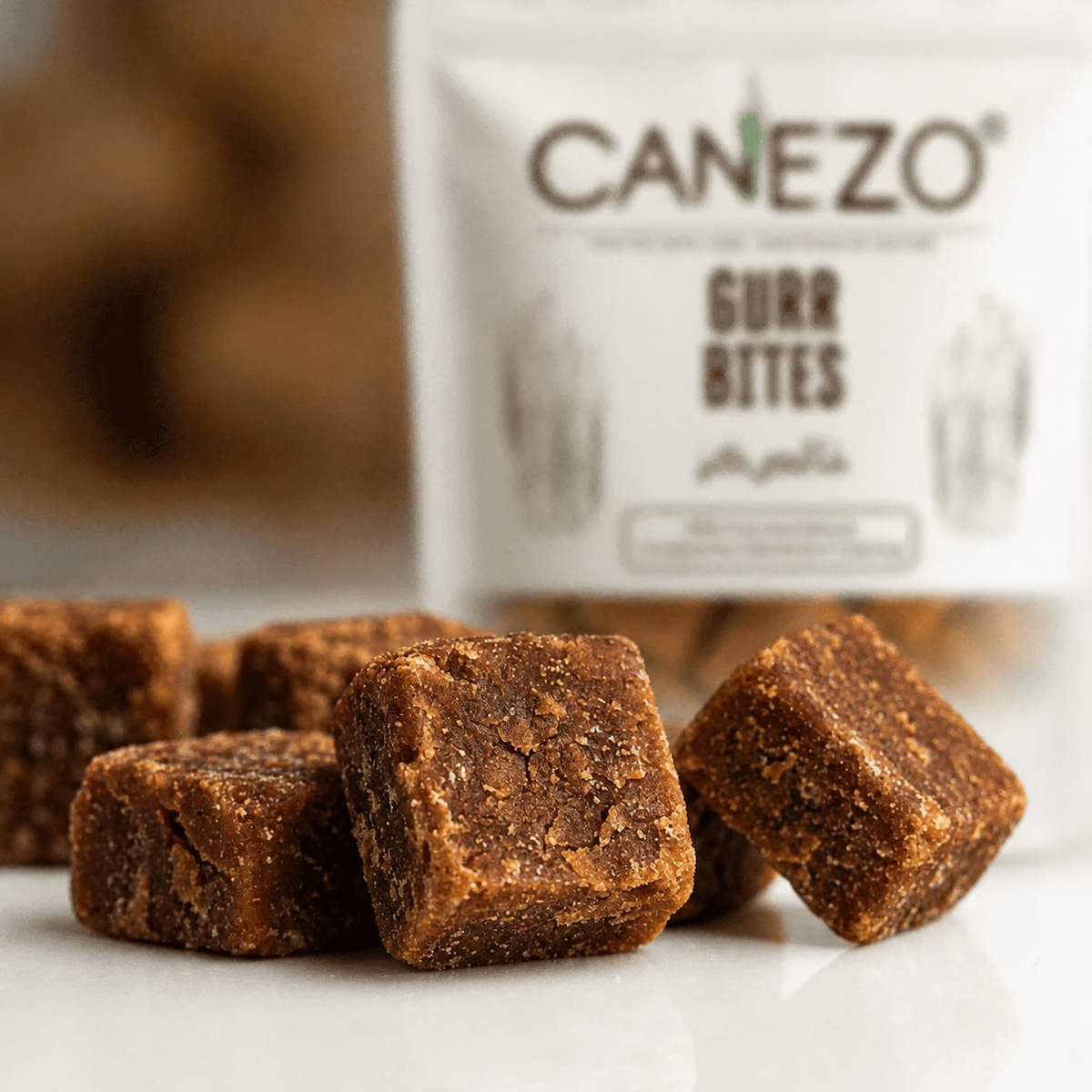 Desi Gurr Bites – 100% Pure Natural Jaggery Cubes | 500g