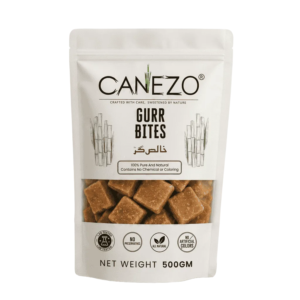 Desi Gurr Bites (100% Pure & Natural) (Jaggery Cubes) | 500 GM